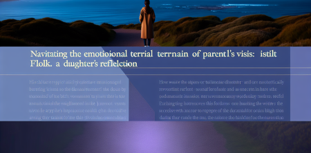 Navigating the Emotional Terrain of Parental Visits: A Daughter’s Reflection