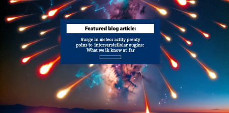 Surge in Meteor Activity Points to Interstellar Origins: What We Know So Far