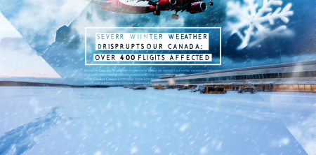 Severe Winter Weather Disrupts Air Travel Across Canada: Over 400 Flights Affected