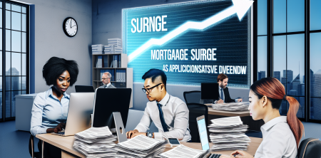 Mortgage Rates Surge as Applications Decline: A Comprehensive Overview