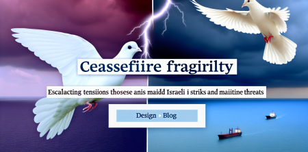 Ceasefire Fragility: Escalating Tensions in the Middle East Amid Israeli Strikes and Maritime Threats