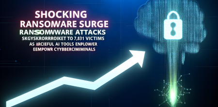 Shocking Surge: Ransomware Attacks Skyrocket to 7,831 Victims as AI Tools Empower Cybercriminals