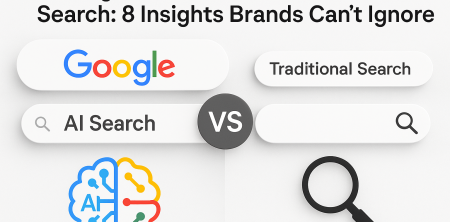 Google AI Search vs Traditional Search: 8 Brand Insights