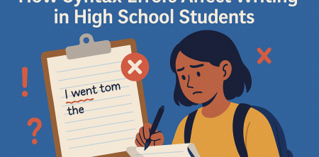 How Syntax Errors Affect Writing in High School Students