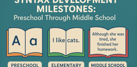 Syntax Development Milestones: Preschool Through Middle School