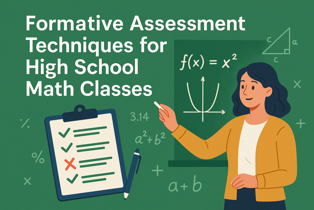 Formative Assessment Techniques for High School Math Classes - Dr ...