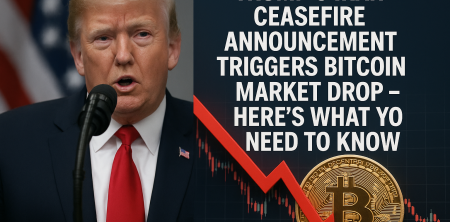 Trump’s Iran Ceasefire Announcement Triggers Bitcoin Market Drop – Here’s What You Need to Know