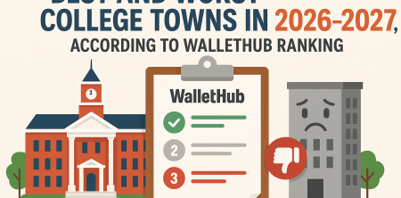 Best and worst college towns in 2026 – 2027, according to WalletHub ranking