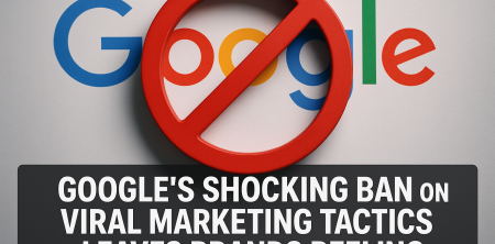 Google Bans 3 Viral Marketing Tactics: Brands Scramble