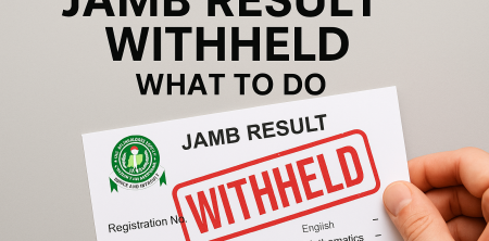 JAMB Result Withheld: What to Do