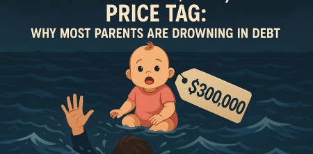Raising a Child Hits $300,000 in 2024: Are Parents Drowning in Debt?