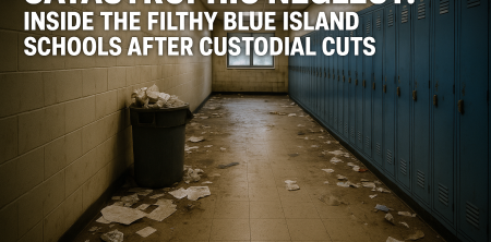 Catastrophic Neglect: Inside the Filthy Blue Island Schools After Custodial Cuts