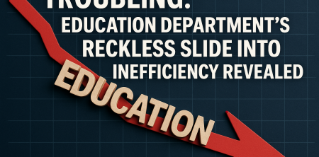 Troubling: Education Department’s Reckless Slide Into Inefficiency Revealed