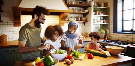 The Lasting Benefits of Cooking Together: How Family Meal Preparation Increases Vegetable Consumption in Adulthood