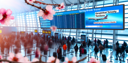 Spring Break Travel Faces Setbacks Amid Geopolitical Tensions and TSA Delays