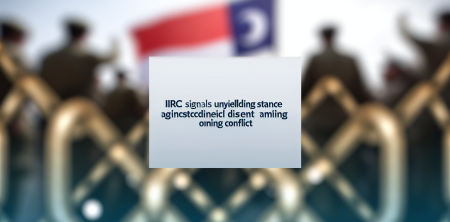 IRGC Signals Unyielding Stance Against Domestic Dissent Amid Ongoing Conflict