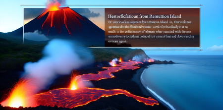 Historic Lava Flows from Réunion Island’s Volcano Reach the Ocean Again
