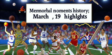 Memorable Moments in Sports History: March 19 Highlights