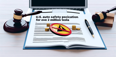 U.S. Auto Safety Regulator Dismisses Recall Petition for Over 2 Million Tesla Vehicles