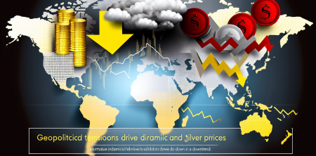 Geopolitical Tensions Drive Dramatic Decline in Gold and Silver Prices