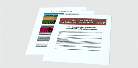 The 2026 Farm Bill: A Setback for Public Health and the MAHA Movement