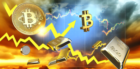 Bitcoin Surges Amid Geopolitical Tensions as Gold and Silver Prices Plummet