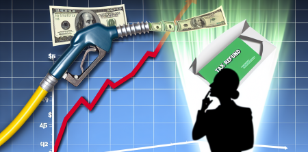 Soaring Gas Prices Threaten Economic Growth Amid Promised Tax Refunds