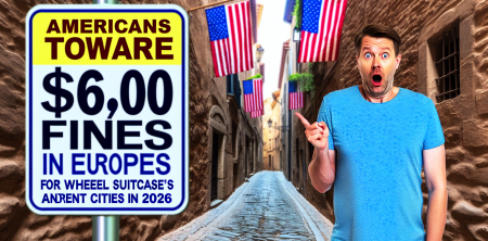 American Tourists Beware: $600 Fines for Wheel Suitcases in Europe’s Historic Cities in 2026