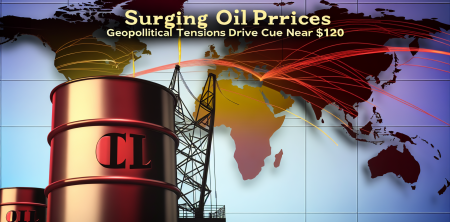 Surging Oil Prices: Geopolitical Tensions Drive Crude Near $120