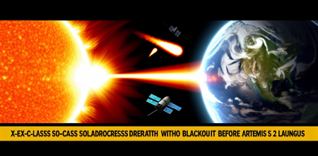 X-Class Solar Flare Disrupts Earth with Radio Blackout Before Artemis 2 Launch