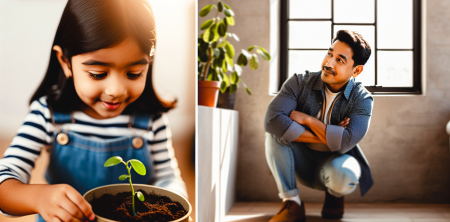 A Heartwarming Response: When a Child’s Love for a Plant Sparks a Parenting Lesson