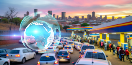 Fuel Shortages Cause Chaos at Johannesburg Petrol Stations Amid Global Supply Crisis
