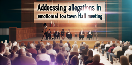 Eric Swalwell Addresses Sexual Misconduct Allegations in Emotional Town Hall Meeting
