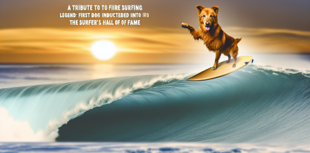 A Tribute to the Surfing Legend: The First Dog Inducted into the Surfer’s Hall of Fame