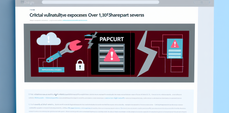 Critical Vulnerability Exposes Over 1,300 SharePoint Servers to Attacks: Urgent Patching Required