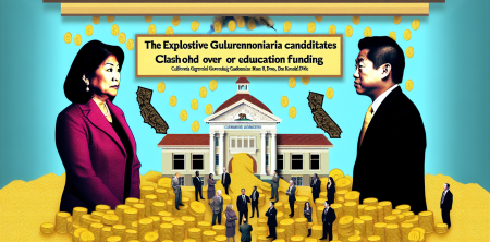 The Explosive Divide: California Gubernatorial Candidates Clash Over Education Funding