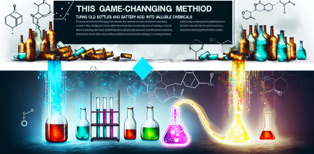 This Game-Changing Method Turns Old Bottles and Battery Acid Into Valuable Chemicals