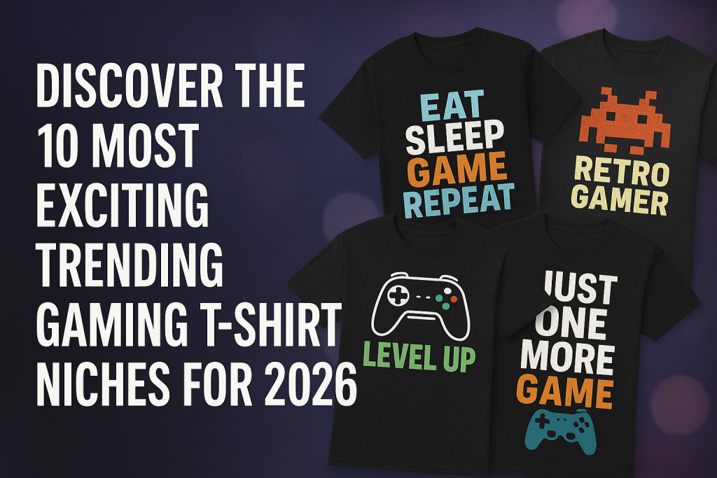 Discover the 10 Most Exciting Trending Gaming T-Shirt Niches for 2026 ...