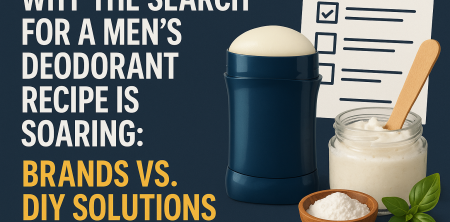 Why the Search for a Men Deodorant Recipe Is Soaring: Brands vs. DIY Solutions