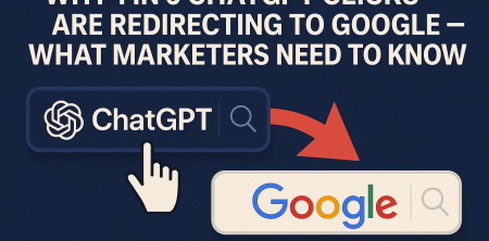 Why 1 in 5 ChatGPT Clicks Are Redirecting to Google — What Marketers Need to Know