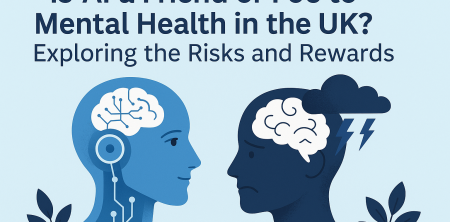 Is AI a Friend or Foe to Mental Health in the UK? Exploring the Risks and Rewards