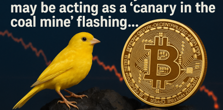 LATEST: Bitwise says Bitcoin may be acting as a “canary in the coal mine” flashing …