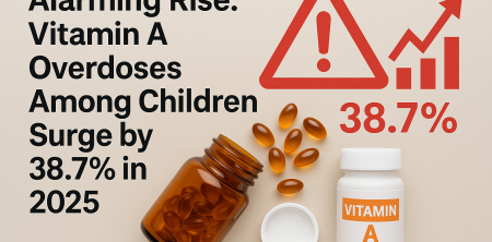 Alarming Rise: Vitamin A Overdoses Among Children Surge by 38.7% in 2025