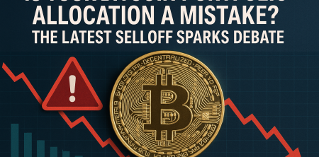 Is Your Bitcoin Portfolio Allocation a Mistake? The Latest Selloff Sparks Debate
