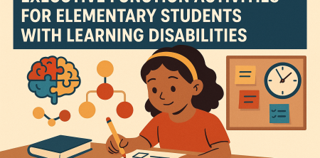 Executive Function Activities for Elementary Students with Learning Disabilities