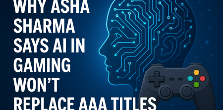 Why Asha Sharma Says AI in Gaming Won’t Replace AAA Titles