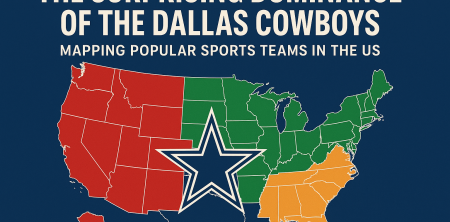 The Surprising Dominance of the Dallas Cowboys: Mapping Popular Sports Teams in the US
