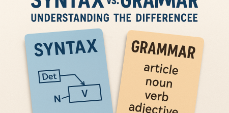 Syntax vs. Grammar: Understanding the Difference
