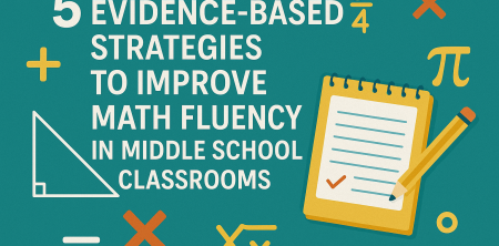 “5 Evidence-Based Strategies to Improve Math Fluency in Middle School Classrooms”