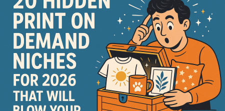 20 Hidden Print on Demand Niches for 2026 That Will Blow Your Mind